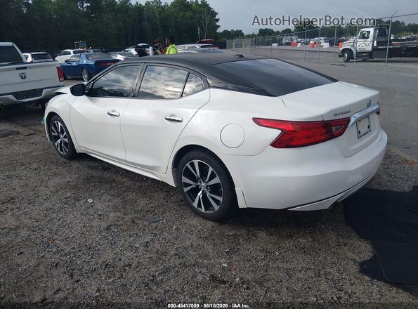1N4AA6AP3GC379154 2016 NISSAN MAXIMA White Trasero izquierdo
