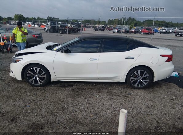 1N4AA6AP3GC379154 2016 NISSAN MAXIMA White Vista interior de 360 grados