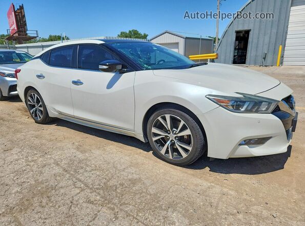 1N4AA6AP3GC380949 2016 NISSAN MAXIMA White Передня права чверть