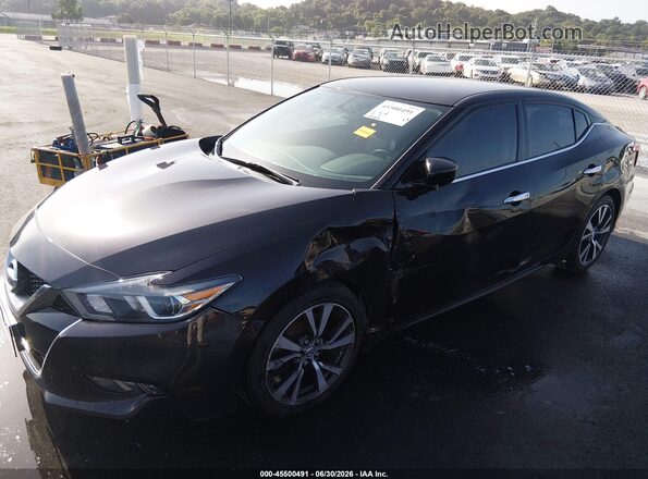 1N4AA6AP3GC387089 2016 NISSAN MAXIMA Black წინა მარცხენა ხედი სამი მეოთხედიდან