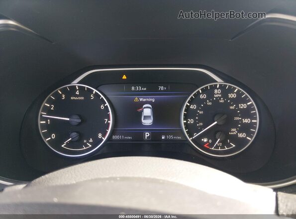 1N4AA6AP3GC387089 2016 NISSAN MAXIMA Black უკანა სავარძლების ხედი