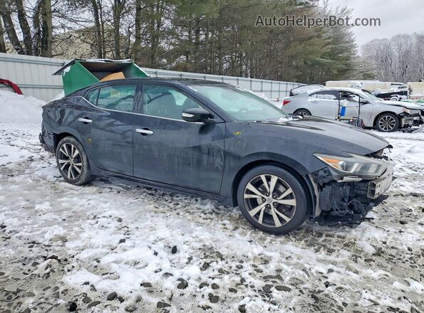 1N4AA6AP3GC404439 2016 NISSAN MAXIMA Черный Передняя правая четверть