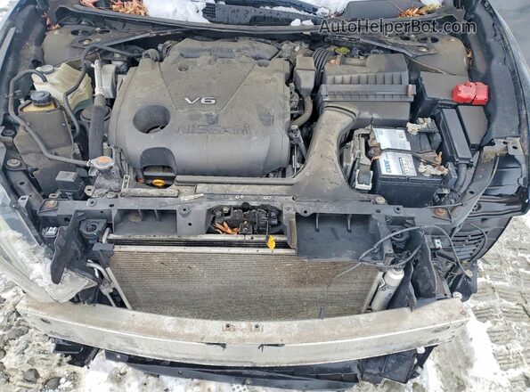 1N4AA6AP3GC404439 2016 NISSAN MAXIMA Черный Вид задней части салона