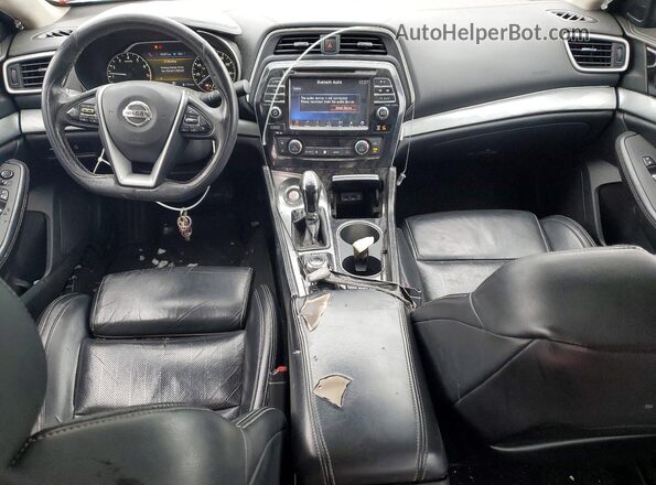 1N4AA6AP3GC404439 2016 NISSAN MAXIMA Черный Вид панели приборов