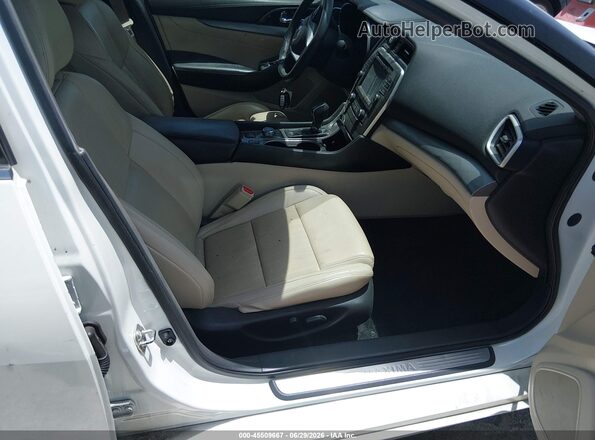 1N4AA6AP3GC408068 2016 NISSAN MAXIMA White წინა სალონის ხედი
