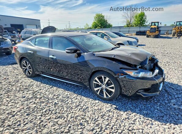 1N4AA6AP3GC443404 2016 NISSAN MAXIMA Черный Передняя правая четверть