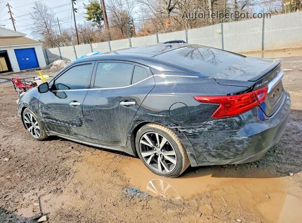 1N4AA6AP3HC363005 2017 NISSAN MAXIMA Черный Задняя левая четверть
