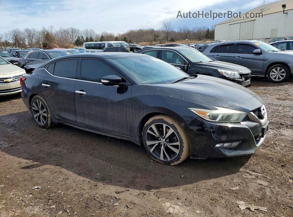 1N4AA6AP3HC363005 2017 NISSAN MAXIMA Черный Передняя правая четверть