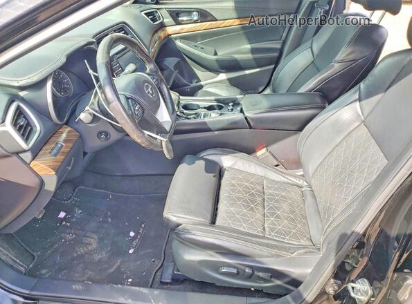 1N4AA6AP3HC363005 2017 NISSAN MAXIMA Черный Вид салона спереди