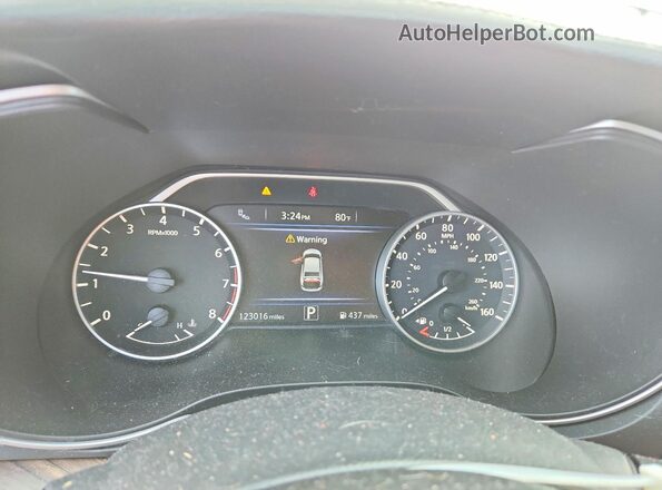 1N4AA6AP3HC413479 2017 NISSAN MAXIMA Silver ხელსაწყოთა პანელის ხედი