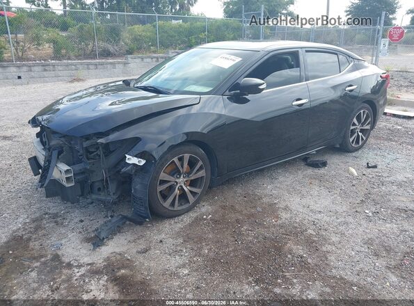 1N4AA6AP3HC414759 2017 NISSAN MAXIMA Black Vista tres cuartos delantera izquierda