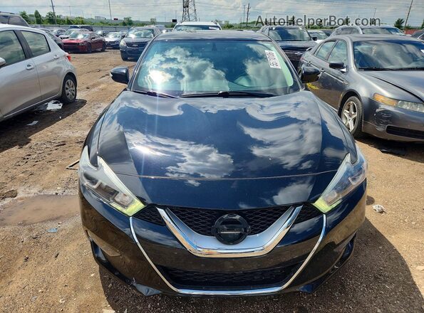 1N4AA6AP3HC420285 2017 NISSAN MAXIMA Black Front view