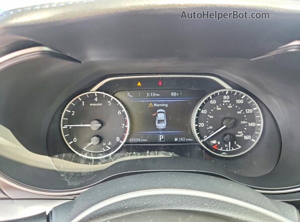 1N4AA6AP3HC420285 2017 NISSAN MAXIMA Black Instrument cluster view