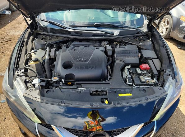 1N4AA6AP3HC420285 2017 NISSAN MAXIMA Black Rear interior view