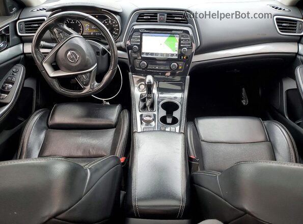 1N4AA6AP3HC426734 2017 NISSAN MAXIMA Black წინა პანელის ხედი