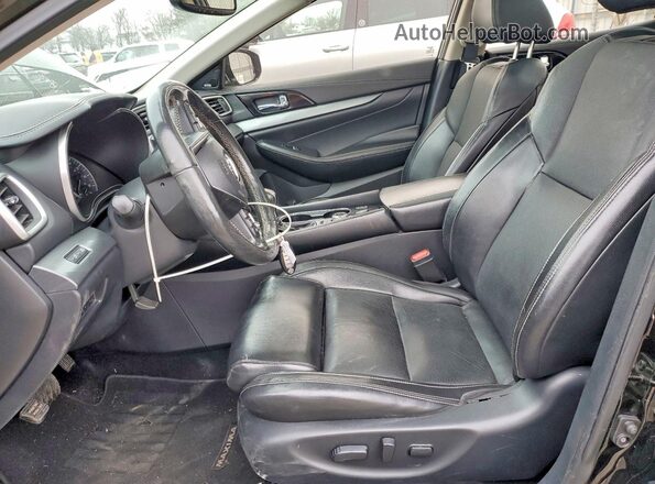 1N4AA6AP3HC426734 2017 NISSAN MAXIMA Black წინა სალონის ხედი