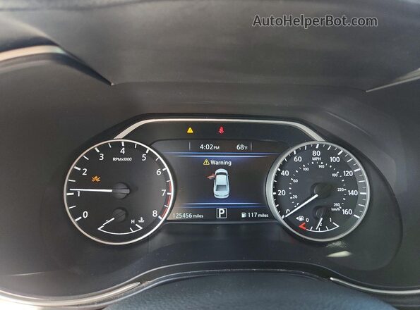 1N4AA6AP3JC361650 2018 NISSAN MAXIMA Silver ხელსაწყოთა პანელის ხედი