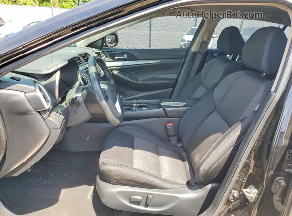 1N4AA6AP3JC409745 2018 NISSAN MAXIMA Black Widok wnętrza z przodu