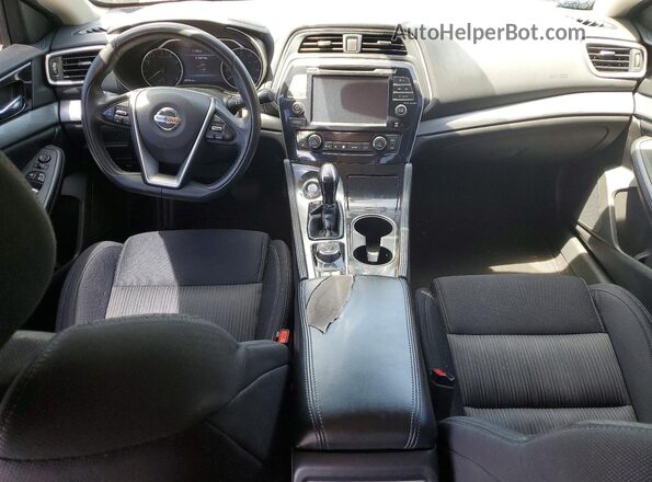 1N4AA6AP3JC409745 2018 NISSAN MAXIMA Black Widok deski rozdzielczej
