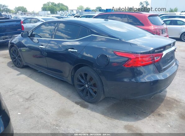 1N4AA6AP4GC380491 2016 NISSAN MAXIMA Черный Задняя левая четверть