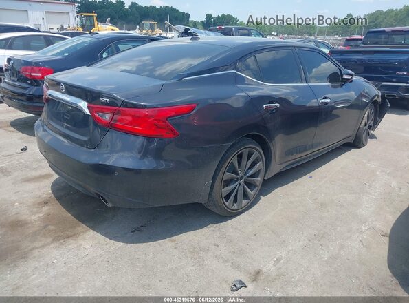 1N4AA6AP4GC380491 2016 NISSAN MAXIMA Черный Задняя правая четверть