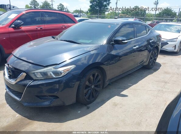 1N4AA6AP4GC380491 2016 NISSAN MAXIMA Черный Передняя левая четверть