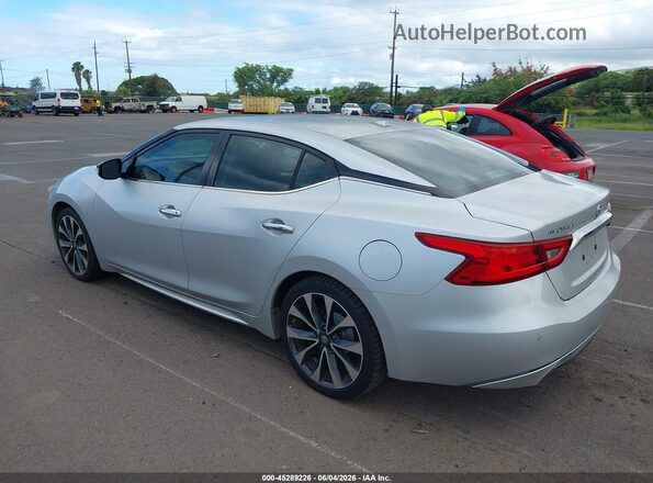 1N4AA6AP4GC395265 2016 NISSAN MAXIMA Silver Trasero izquierdo