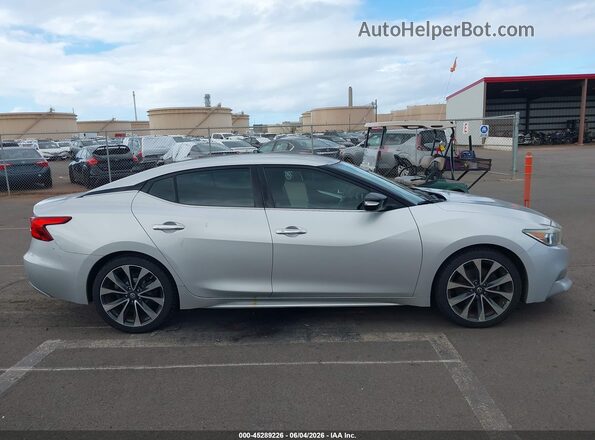 1N4AA6AP4GC395265 2016 NISSAN MAXIMA Silver Vista interior trasera