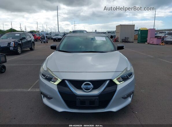 1N4AA6AP4GC395265 2016 NISSAN MAXIMA Silver Vista del cuadro de instrumentos