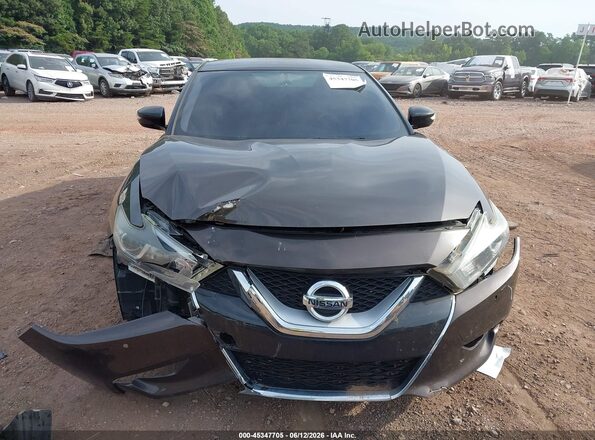 1N4AA6AP4GC400982 2016 NISSAN MAXIMA Black Front view