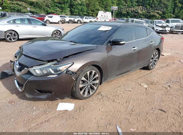 1N4AA6AP4GC400982 2016 NISSAN MAXIMA Black Front left
