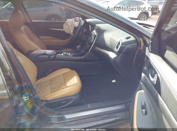 1N4AA6AP4GC400982 2016 NISSAN MAXIMA Black Front interior view
