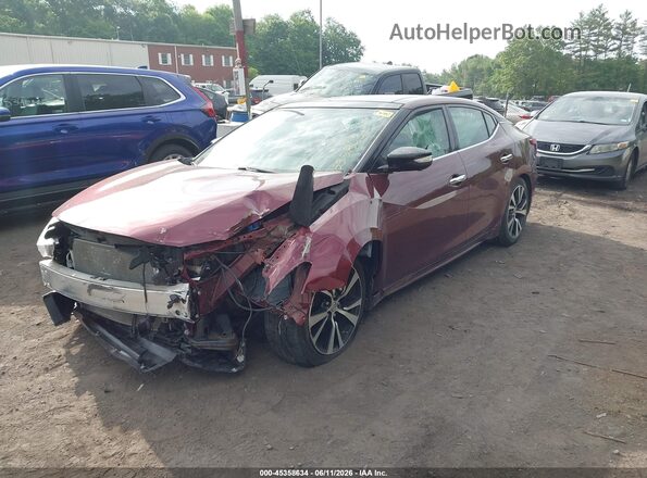 1N4AA6AP4GC402294 2016 NISSAN MAXIMA Red Vista tres cuartos delantera izquierda