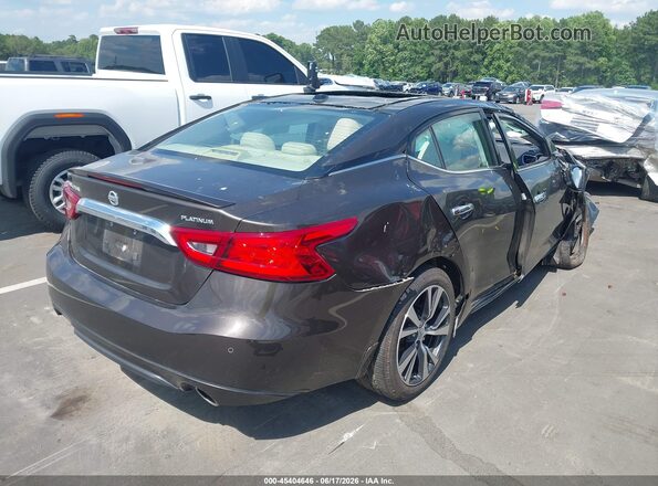 1N4AA6AP4GC408144 2016 NISSAN MAXIMA Brown Rear right