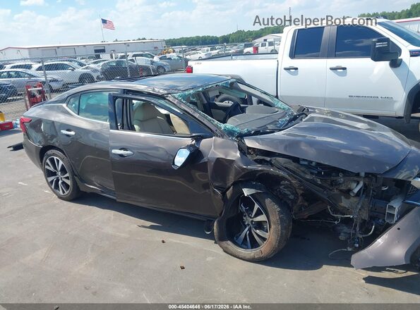 1N4AA6AP4GC408144 2016 NISSAN MAXIMA Brown Rear interior view