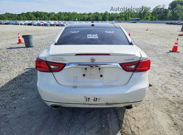 1N4AA6AP4GC414770 2016 NISSAN MAXIMA White Rear view