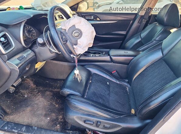 1N4AA6AP4GC421668 2016 NISSAN MAXIMA Белый Вид салона спереди