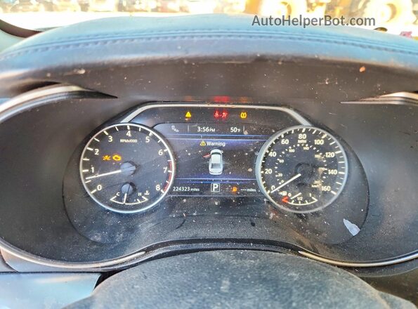 1N4AA6AP4GC421668 2016 NISSAN MAXIMA Белый Вид щитка приборов