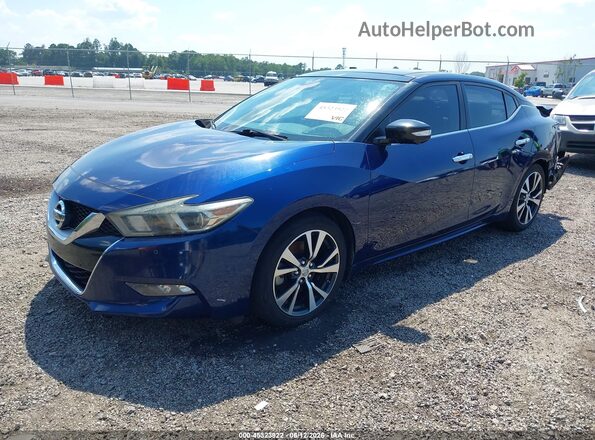 1N4AA6AP4GC434761 2016 NISSAN MAXIMA Blue Front left