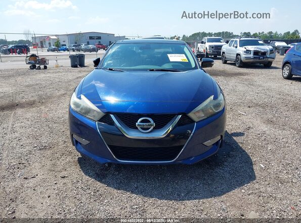 1N4AA6AP4GC434761 2016 NISSAN MAXIMA Blue Rear interior view