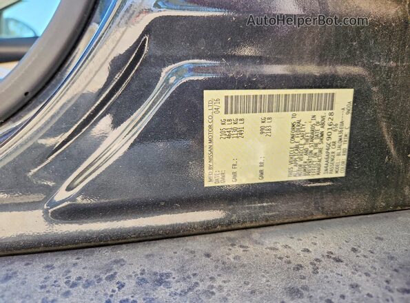 1N4AA6AP4GC901628 2016 NISSAN MAXIMA Black 