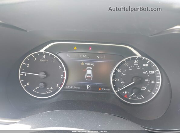 1N4AA6AP4HC364051 2017 NISSAN MAXIMA White Հետևի նստատեղերի տեսք