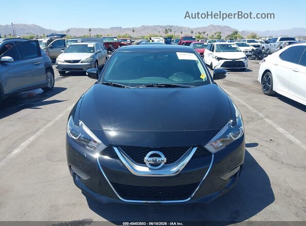 1N4AA6AP4HC370965 2017 NISSAN MAXIMA Black Rear interior view