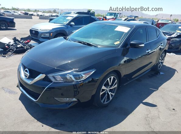 1N4AA6AP4HC370965 2017 NISSAN MAXIMA Black Front left