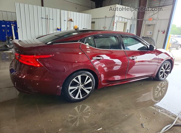 1N4AA6AP4HC377687 2017 NISSAN MAXIMA Красный Задняя правая четверть