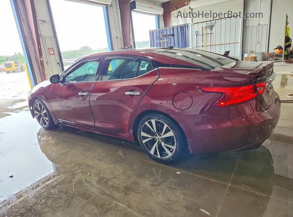 1N4AA6AP4HC377687 2017 NISSAN MAXIMA Красный Задняя левая четверть