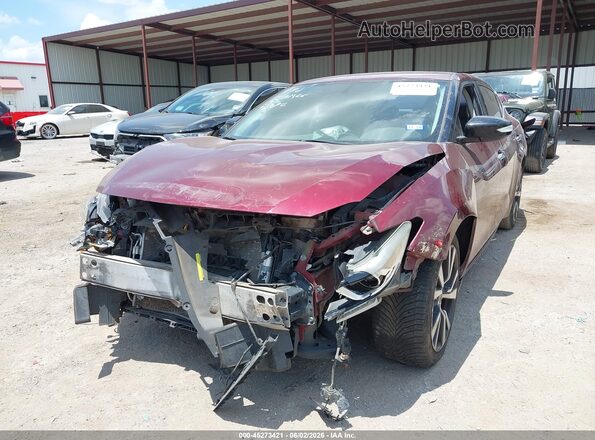 1N4AA6AP4HC396384 2017 NISSAN MAXIMA Maroon Передня ліва чверть