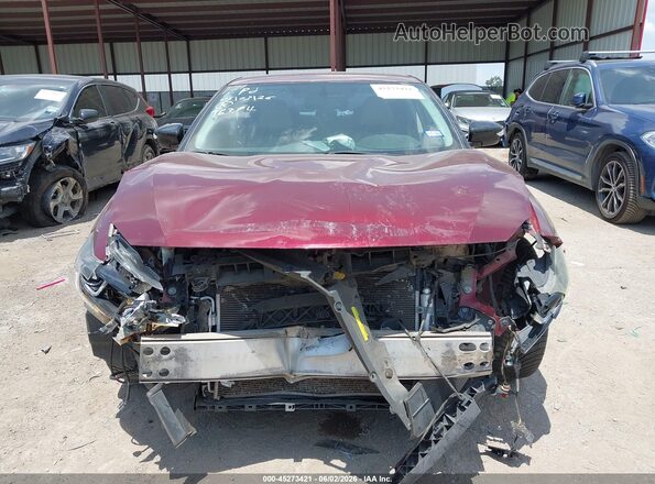 1N4AA6AP4HC396384 2017 NISSAN MAXIMA Maroon Вид щитка приладів