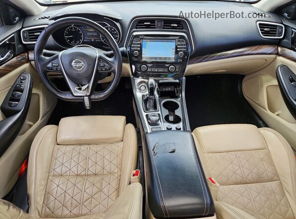 1N4AA6AP4HC420747 2017 NISSAN MAXIMA White წინა პანელის ხედი