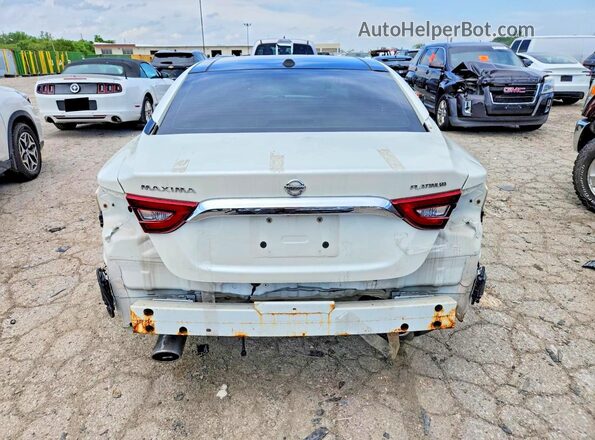 1N4AA6AP4HC420747 2017 NISSAN MAXIMA White უკანა ხედი